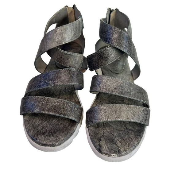 Eileen Fisher Sport Criss Cross Banded Sandals - Picture 2 of 9